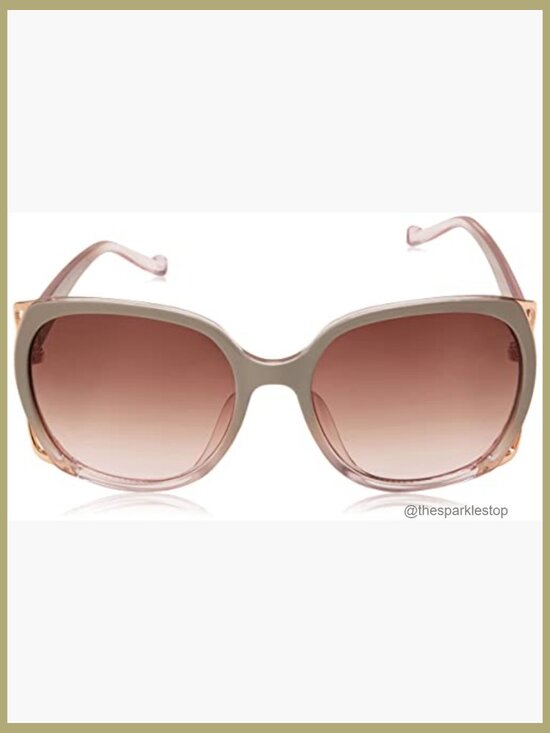 Oversized Square Sunglasses with UV400 Protection in Gradient Smoke